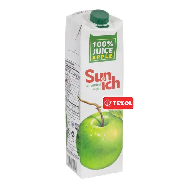 آب سیب سبز  سن ایچ ۱ لیتری بدون شکر