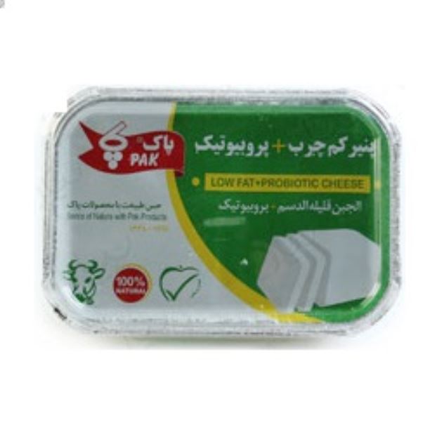 پنیر کم چرب و پروبیوتیک پاک ۴۰۰ گرمی
