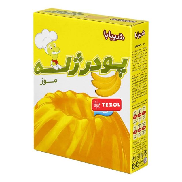 پودر ژله موز شیبابا ۱۰۰ گرمی