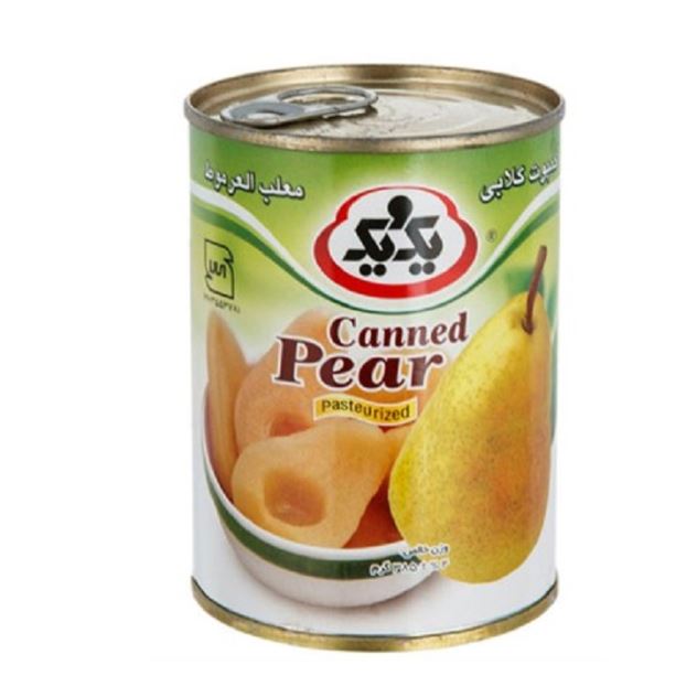 کمپوت گلابی یک و یک ۳۷۰ گرمی