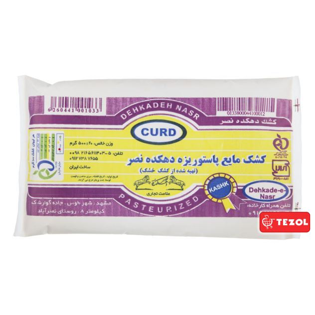 کشک دهکده نصر مایع پاستوریزه ۵۰۰ گرمی