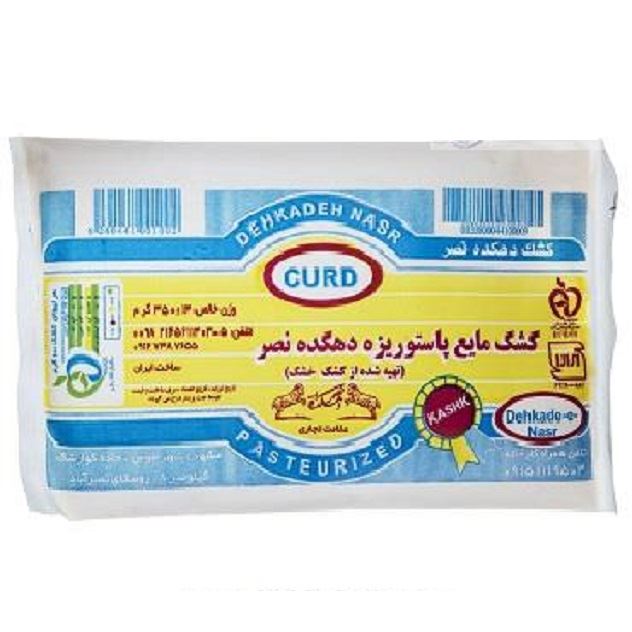 کشک پاستوریزه پاکتی دهکده  نصر ۳۵۰گرمی