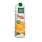 آب پرتقال طبیعی سن ایچ ۱ لیتری پالپ دار بدون شکر