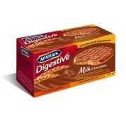 بیسکویت دایجستیو McVities ۲۰۰ گرمی با روکش کاکائویی