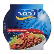 کنسرو ماهی تن با لوبیا چیتی تحفه ۲۳۰ گرمی