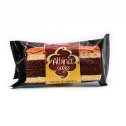 کیک وانیلی آلبینا شیرین عسل دو رنگ کاکائویی ۴۵ گرمی