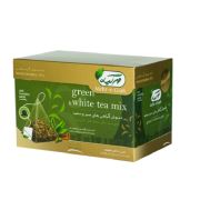 مخلوط چای سبز و سفید مهر گیاه ۱۰۰  گرمی -دم کردنی
