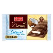 شکلات  شیرین عسل با کرم نارگیل ( رنگ آبی)